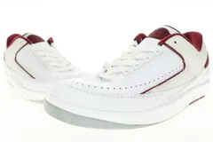 ナイキ NIKE AIR JORDAN 2 RETRO LOW CHERRY WOOD RED 28cm DV9956-103 AJ2 エア ジョーダン レトロ ロー チェリー ウッド レッド 【ブランド古着ベクトル】【中古】▲■250518