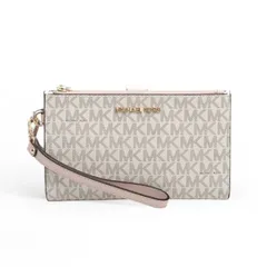 マイケルコース MICHAEL KORS 長財布 JET SET TRAVEL DOUBLE ZIP WRISTLET レディース ブラウン ファッション 人気 ブランド おしゃれ 誕生日 記念 プレゼント ギフト 送料無料