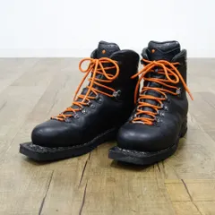 秀岳荘 3ピン テレマーク スキー レザー ブーツ 23cm ブラック 秀岳荘 3ピン テレマーク スキー レザー ブーツ 23cm ブラック