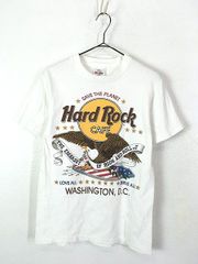 古着 90s USA製 Hard Rock Cafe イーグル 星条旗 ハードロ