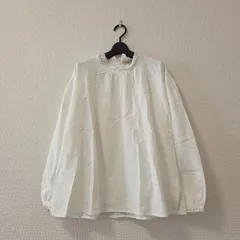 【新品タグ付】Samansa Mos2 サマンサモスモス 長袖ブラウス ホワイト 白 フリーサイズ 自然派 ナチュラル 春秋