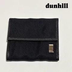 【新品未使用】dunhill ダンヒル コインケース ブラック シルバー金具 異素材 レザー  BS-271