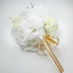 コサージュ 卒園式　卒業式　入園式入学式 結婚式 発表会 ＊フォーマルコサージュ＊パールブローチd9
