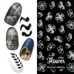 Free Shipping! Ultra-thin, transparent flower gel nail art stickers for nail art. Perfect for DIY nail art. Perfect for decorating your nails. Flower-patterned nail art supplies. Nail art accessories, gel nails, nail art parts, and more. Nail Studio [Flower Nail Stickers]