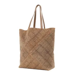 【新品同様】LOEWE ロエベ バッグ / 24SS タータン 起毛 スウェード パズル フォルド トート バッグ / ブラウン / スペイン製 / ブランド カバン【メンズ】【中古】のサムネイル