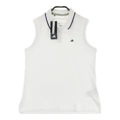 サイズ：L ADIDAS GOLF アディダスゴルフ HT1241 ノースリーブポロシャツ  ホワイト系 [240101451992] ゴルフウェア レディース ストスト