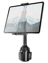 【新着商品】TOPGO車載 タブレットホルダー 車載用タブレット ドリンクホルダー スマホスタンド [伸縮アーム付き] ipad 車載ホルダー 自由調節 360度回転 対応4~12.9インチ広範囲モデルiPad mini/air/iPhone/ Pro12.9のサムネイル
