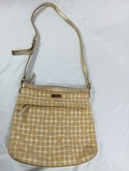 ケイトスペード　kate spade　ショルダーバッグ　ゴールド