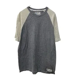 Champion 半袖 ラグランTシャツ L グレー 杢ライトグレー チャンピオン クルーネック 古着卸 アメリカ仕入 a704-5163