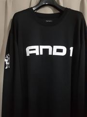 AND1 アンドワン 長袖 ゲームシャツ トレーニングウェア ロンT XL バスケ