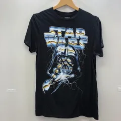 Tシャツ ムービーT  STAR WARS スターウォーズ ダースベイダーサンダー 映画 キャラクター フロントプリント SALVA BOR製 メンズ S ブラック