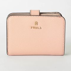 フルラ FURLA ドット レザー がま口 二つ折り財布 ピンク【新品未使用