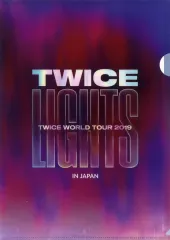 【中古】クリアファイル(女性アイドル) TWICE ONCE JAPAN限定オリジナルA4クリアファイル 「TWICE WORLD TOUR 2019 ”TWICELIGHTS” IN JAPAN」 W会員限定