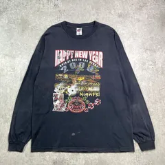00年代 LAS VEGAS ラスベガス ロングTシャツ ロンT カジノ メンズ2XL 