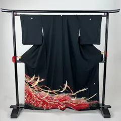 黒留袖 留袖 正絹 中古品  73A037 HAA1421000のサムネイル
