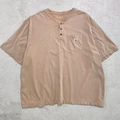 Carhartt カーハート ヘンリーネック ポケットTシャツ ポケT ビッグサイズ メンズ4XL 【SS2506】