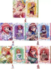 【中古】グッズセット 全5種セット Aクリアファイル＆ステッカーセット 「一番くじ 五等分の花嫁* ～あなたと過ごす、特別な日～」 M賞