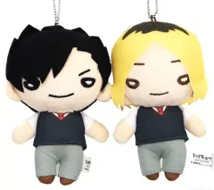 【中古】ぬいぐるみマスコット・ぬいぐるみバッジ 黒尾＆孤爪セット にとたん ボールチェーン付ぬいぐるみセット(夏服) 「ハイキュー!!」 ジャンプフェスタ2019グッズ