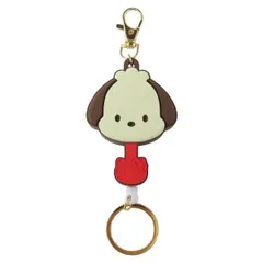 ポチャッコ ラバーキーリール チョコレート キーホルダー