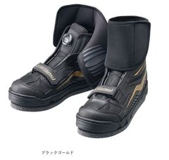 シマノ◇リミテッドプロ ジオロック中丸フィットシューズ(3Dカットピンフェルト)FA-044T(ブラックゴールド)26.0/27.0/28.0