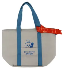 【中古】バッグ ちいかわ(ロゴ) 保冷トートバッグ 「ちいかわ なんか小さくてかわいいやつ ちいかわベーカリー」