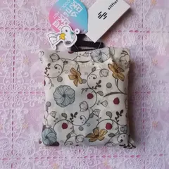シフレsiffler保冷保温スヌーピーPEANUTS折りたたみエコバッグMサイズフラワー