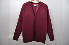 中古 メンズ テーラーメイド Taylor Made カーディガン M ワインレッド ユナイテッドアローズ 長袖Vネック