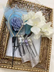 ドライフラワー　髪飾り　卒業式　成人式　振袖　着物　袴　前撮り　和装