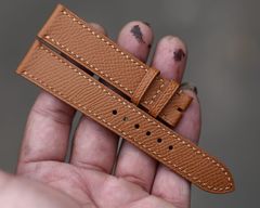 Epsomフランス　エプソンレザー 時計ベルト時計バンド 本革 腕時計バンド 交換ベルト レザーベルト レザーバンド 凹凸型 特殊形状 時計革ベルト 9mm ~ 19mm 20mm 21mm 22mm 23mm 24mm 25mm 工具付