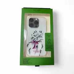 Kate spade iPhone15 Pro ケース 猫 ウィスカーズ