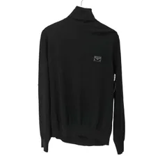 ドルチェアンドガッバーナ DOLCE&GABBANA ロゴプレート タートルネックニット メンズ 表記無 