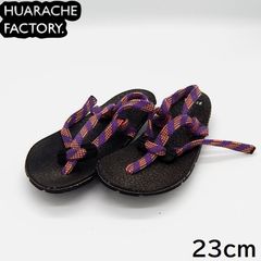 廃タイヤ製ワラーチサンダル／KARASU／23cm（5）