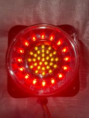 花魁/テールランプ/LED/46発/弾丸型/ウインカー/スモール/イルミネーション/ブレーキ/クリアテンズ/社外品/大型車/24V/カスタム