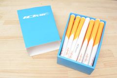 【未使用品】イオミック mimic Sticky bi-coler レディース グリップ 13本セット ホワイト/オレンジ パターグリップおまけ スティッキー