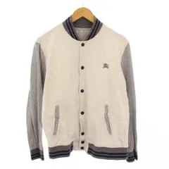 ［希少］Burberry Black label スタジャン　グレー yuu様専用 希少 バーバリーブラックレーベル スタジャン