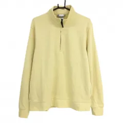 ★SALE価格★【美品】ナイキ ジャケットブルゾン イエロー 地模様 ハーフジップ DRI-FIT メンズ XL ゴルフウェア NIKE