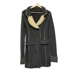 ＊美品【エルマンノシェルビーノ】ジャケット　レース　フリル　ブラック　３８ CATEGORY エルマノシェルビーノ ERMANNO SCERVINO | YOKOAUNTY