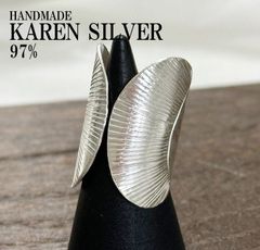 シルバーリング カレンシルバー カレン族 ハンドメイド エスニック #63