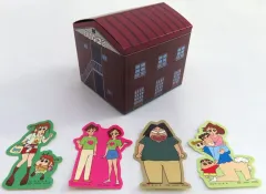 【中古】シール・ステッカー またずれ荘 ボックス入りステッカー 「一番くじ クレヨンしんちゃん ～オラお腹いっぱいだゾ～」 H賞
