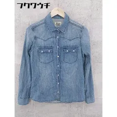 ◇ FREAK'S STORE フリークスストア 長袖 デニム シャツ サイズM インディゴ レディース 【中古】 【1101280004364】