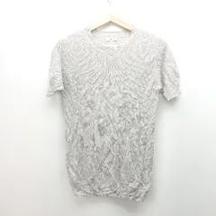 ◇ JOURNAL STANDARD 麻混 ラウンドネック 無地 薄手 半袖 ニット 表記なし グレー レディース E  【1310050026561】