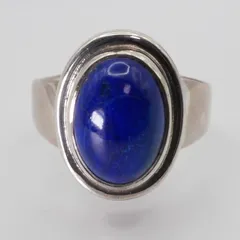 ジョージジェンセン ラピスラズリ シルバー リング 46B/24-4851S