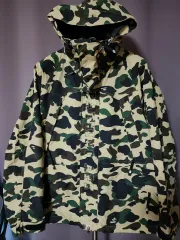 アベイシングエイプ A BATHING APE ナイロン スノボジャケット A BATHING APE - A BATHING APE ナイロン スノボジャケット Sの