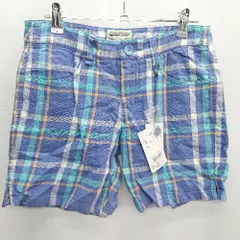 ◇ ◎ ●未使用● RODEO CROWNS チェック柄 ハーフパンツ サイズ1 ネイビー レディース E  【1407180023345】
