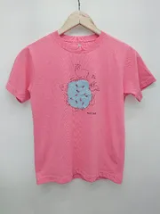 ◇ mont-bell モンベル キッズ イラスト 動物 半袖 Tシャツ サイズ150 ピンク 男の子 女の子 P  【1407100028023】