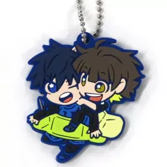 【中古】雑貨 潔世一＆蜂楽廻 「ブルーロック キャラばんちょうこうラバーマスコット」