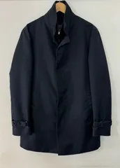 【中古品】 CK カルバンクライン　ロングコート　黒　Lサイズ　美品　冬服　アパレル　コートのサムネイル