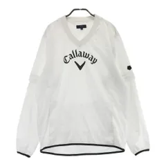 サイズ：LL CALLAWAY キャロウェイ  裏メッシュ2WAY ブルゾン  ホワイト系 [240101455172] ゴルフウェア メンズ ストスト