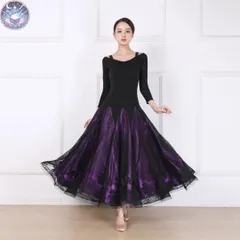 新品 未使用 華やか刺繍ワンピース◆練習からダンスパーティー、発表会まで使える！