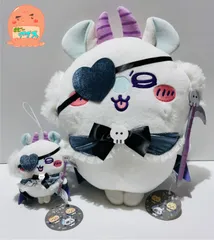 ちいかわ　モモンガ　てんし あくま あくまな 大きめ マスコット　BIG ぬいぐるみ　【2つセット】